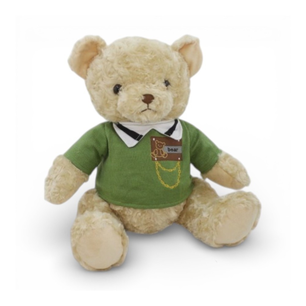 ORSO PELUCHE CON MAGLIETTA 4 ASS. CM.35